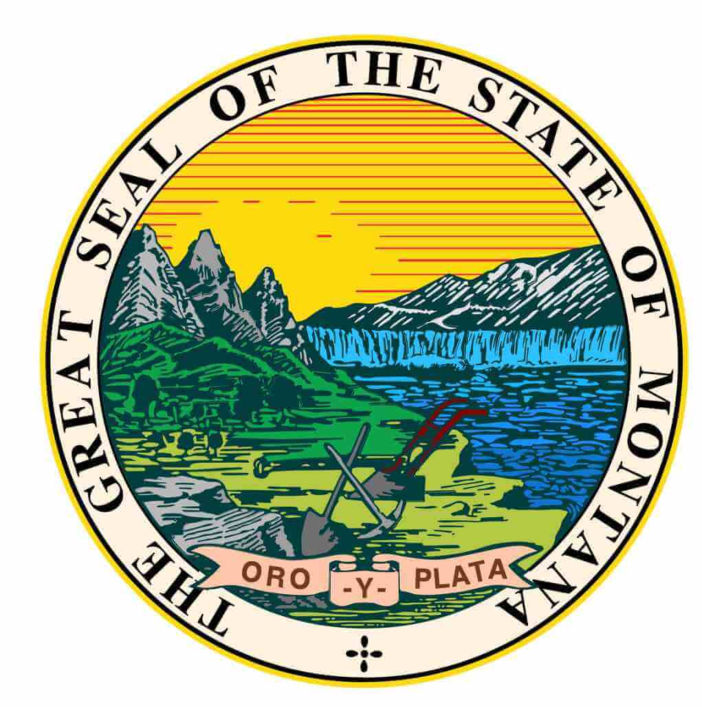 The seal for the state of Montana